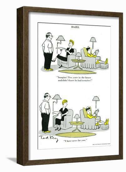 Hazel Cartoon-Ted Key-Framed Giclee Print