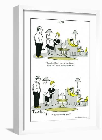 Hazel Cartoon-Ted Key-Framed Giclee Print