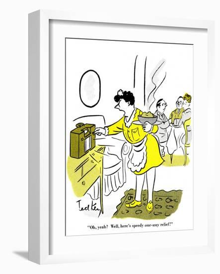 Hazel Cartoon-Ted Key-Framed Giclee Print