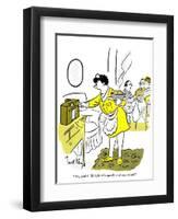 Hazel Cartoon-Ted Key-Framed Giclee Print