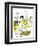 Hazel Cartoon-Ted Key-Framed Giclee Print