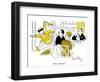 Hazel Cartoon-Ted Key-Framed Giclee Print