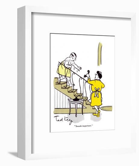 Hazel Cartoon-Ted Key-Framed Giclee Print