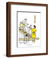 Hazel Cartoon-Ted Key-Framed Giclee Print