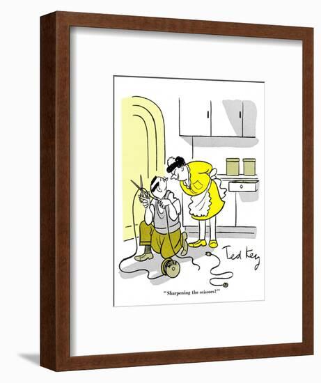 Hazel Cartoon-Ted Key-Framed Giclee Print