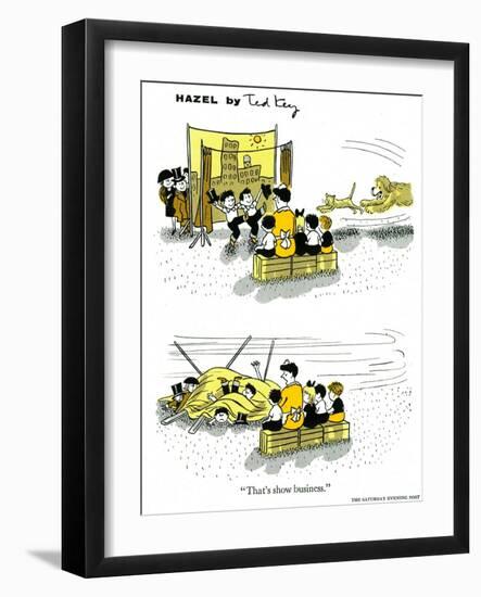 Hazel Cartoon-Ted Key-Framed Giclee Print