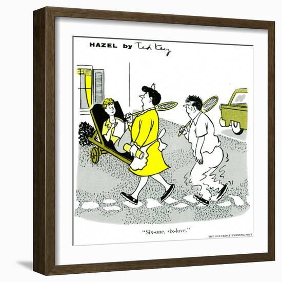 Hazel Cartoon-Ted Key-Framed Giclee Print