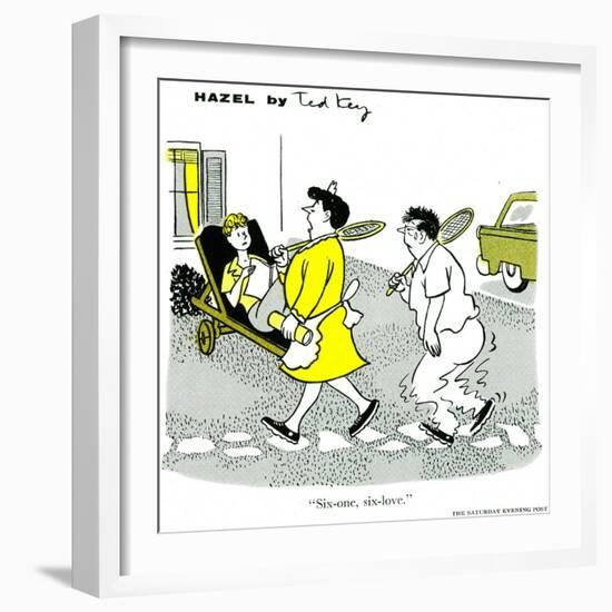 Hazel Cartoon-Ted Key-Framed Giclee Print