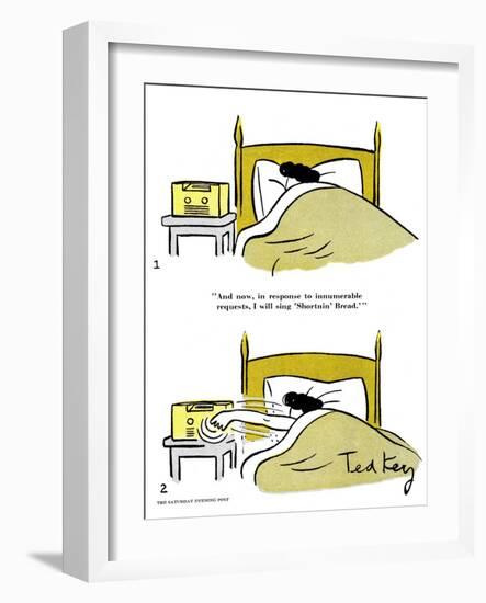 Hazel Cartoon-Ted Key-Framed Giclee Print