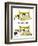 Hazel Cartoon-Ted Key-Framed Giclee Print