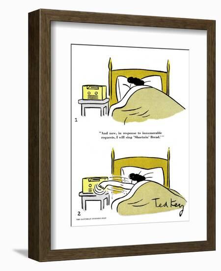 Hazel Cartoon-Ted Key-Framed Giclee Print