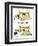 Hazel Cartoon-Ted Key-Framed Giclee Print