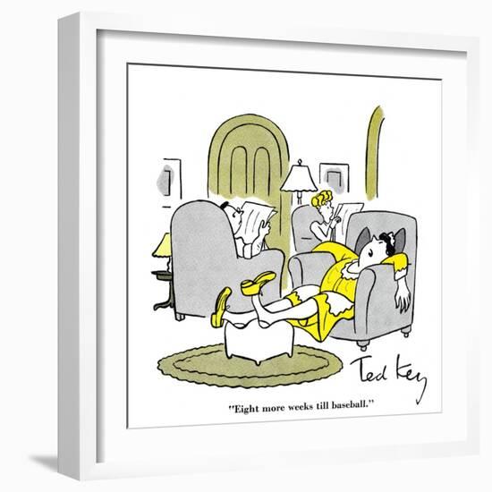 Hazel Cartoon-Ted Key-Framed Giclee Print