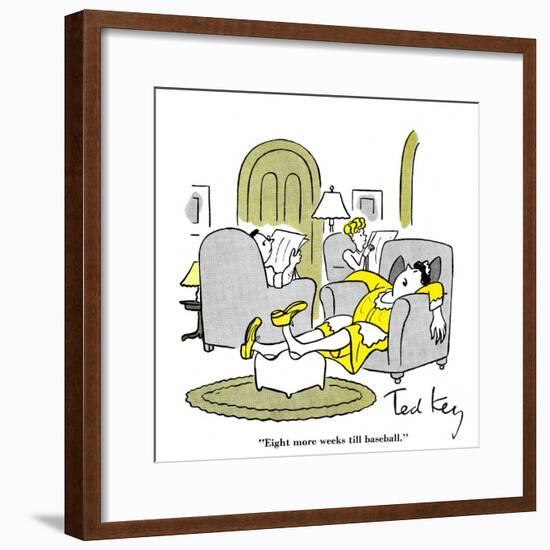 Hazel Cartoon-Ted Key-Framed Giclee Print