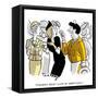 Hazel Cartoon-Ted Key-Framed Stretched Canvas