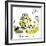 Hazel Cartoon-Ted Key-Framed Giclee Print