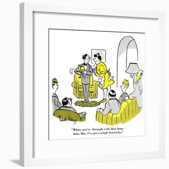 Hazel Cartoon-Ted Key-Framed Giclee Print