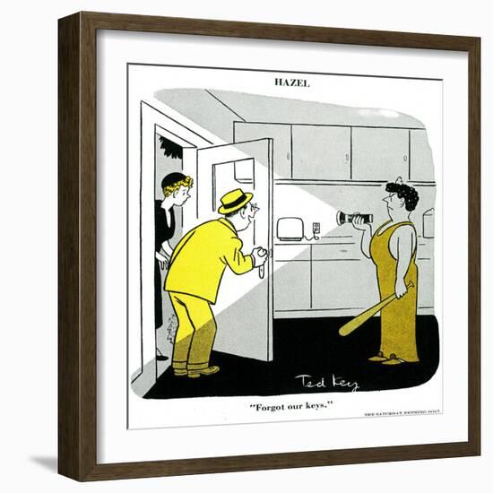 Hazel Cartoon-Ted Key-Framed Giclee Print