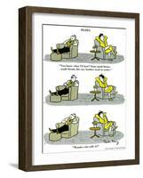 Hazel Cartoon-Ted Key-Framed Giclee Print