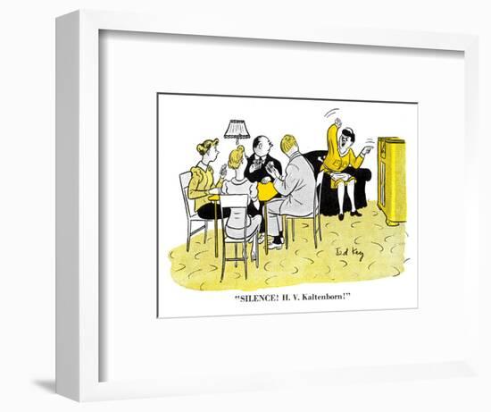 Hazel Cartoon-Ted Key-Framed Giclee Print