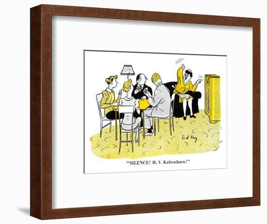 Hazel Cartoon-Ted Key-Framed Giclee Print