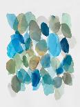 Blue Inky Pebbles II-Hazel J-Art Print