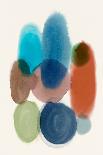 Blue Inky Pebbles II-Hazel J-Art Print