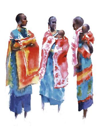 Three Maasai Women