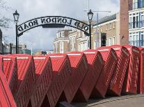 Red Telephone Box Sculpture Entitled Out of Order by David Mach, Kingston Upon Thames, Surrey-Hazel Stuart-Photographic Print