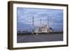 Hazrat Sultan Mosque, the Largest in Central Asia, at Dusk, Astana, Kazakhstan, Central Asia-Gavin Hellier-Framed Photographic Print