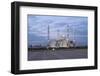 Hazrat Sultan Mosque, the Largest in Central Asia, at Dusk, Astana, Kazakhstan, Central Asia-Gavin Hellier-Framed Photographic Print