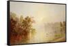 Hazy Afternoon, Autumn, 1873-William Bradford-Framed Stretched Canvas