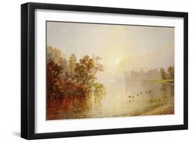 Hazy Afternoon, Autumn, 1873-William Bradford-Framed Premium Giclee Print