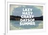 Hazy Days of Summer-Vintage Skies-Framed Giclee Print