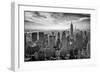 Hazy Gotham-Stefan Schilbe-Framed Art Print