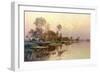 Hazy Sunshine (Sunset)-Albert Gabriel Rigolot-Framed Giclee Print