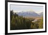Hazy Teton Range from Snake River Overlook in Autumn (Fall), Grand Teton National Park, Wyoming-Eleanor Scriven-Framed Photographic Print