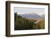 Hazy Teton Range from Snake River Overlook in Autumn (Fall), Grand Teton National Park, Wyoming-Eleanor Scriven-Framed Photographic Print