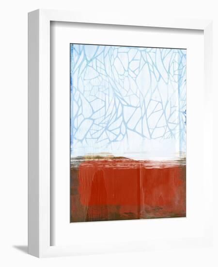 Hazy Trees Abstract Study-Emma Moore-Framed Art Print