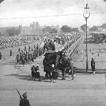 Lord and Lady Harding Riding an Elephant, India, 1913-HD Girdwood-Giclee Print