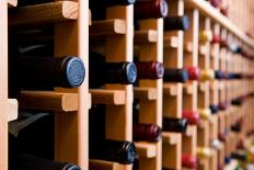 Wine Bottles In Cellar-HdcPhoto-Photographic Print