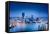 Hdr Image of Pittsburgh-BackyardProductions-Framed Stretched Canvas