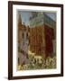 He Builds a Temple, in the Gothic Style-null-Framed Art Print