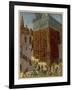 He Builds a Temple, in the Gothic Style-null-Framed Art Print