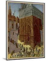 He Builds a Temple, in the Gothic Style-null-Mounted Art Print