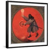 He Cannot Tolerate the Sun Shimmering in the Water, C1558-1560-Pieter Bruegel the Elder-Framed Giclee Print