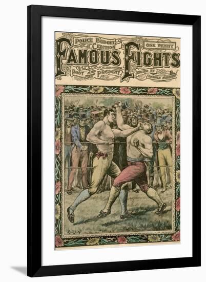 He Caught Tom a Smack under the Chin, Late 19th or Early 20th Century-Pugnis-Framed Giclee Print