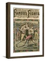 He Caught Tom a Smack under the Chin, Late 19th or Early 20th Century-Pugnis-Framed Giclee Print