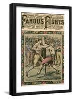 He Caught Tom a Smack under the Chin, Late 19th or Early 20th Century-Pugnis-Framed Giclee Print