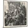 He Confers with Scholars and Clerics : He Is a Great Patron of Learning-null-Mounted Art Print